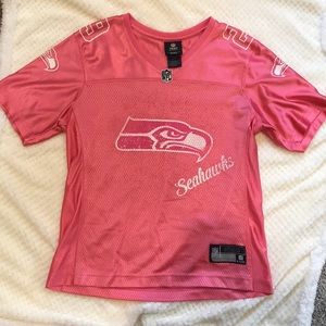 Pink seahawks jersey